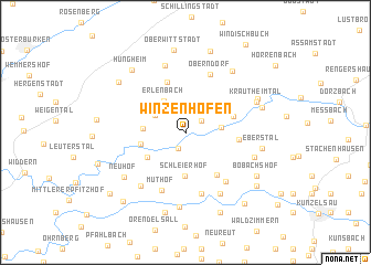 map of Winzenhofen