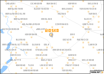 map of Wioska