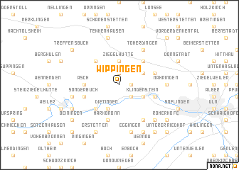 map of Wippingen