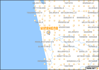 map of Wirahena