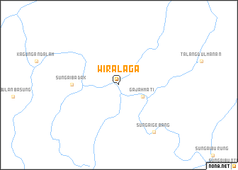 map of Wiralaga