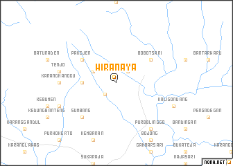 map of Wiranaya