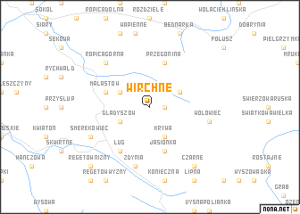 map of Wirchne