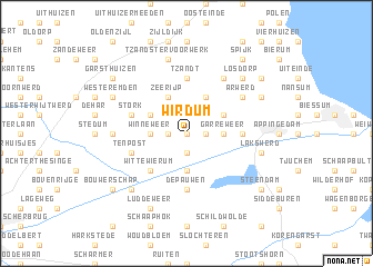 map of Wirdum