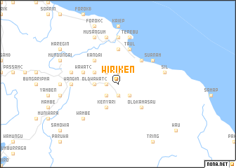 map of Wiriken