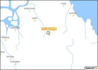 map of Wiringgi
