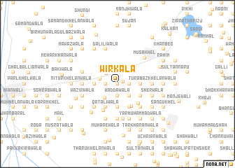 map of Wīrkala