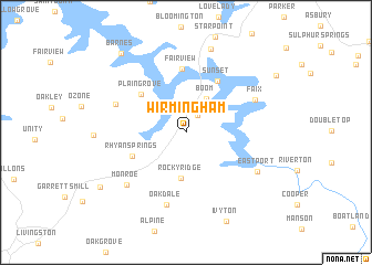 map of Wirmingham