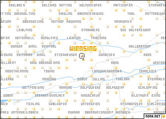 map of Wirnsing