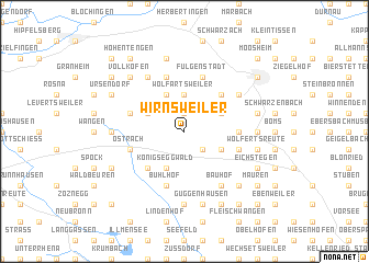 map of Wirnsweiler