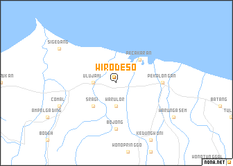 map of Wirodeso