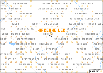 map of Wirrenweiler