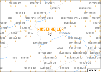 map of Wirschweiler