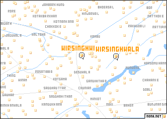 map of Wīr Singhwāla