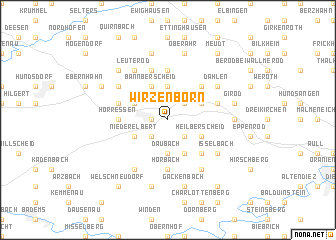 map of Wirzenborn