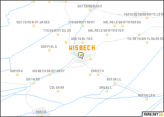 map of Wisbech