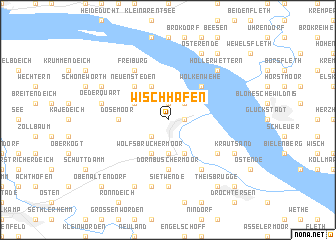 map of Wischhafen