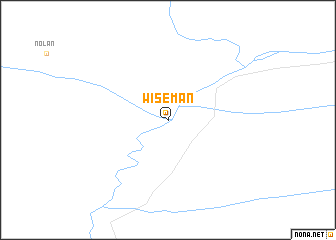 map of Wiseman