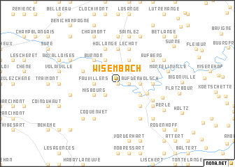 map of Wisembach