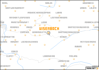 map of Wisembach