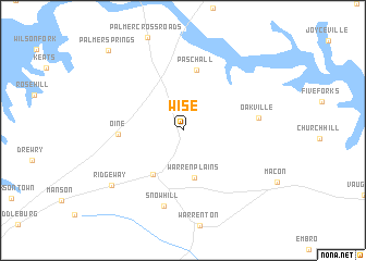 map of Wise