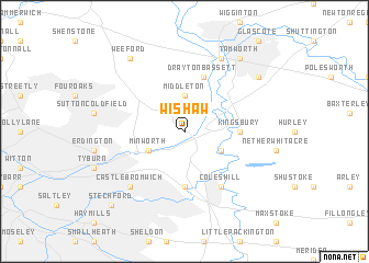 map of Wishaw