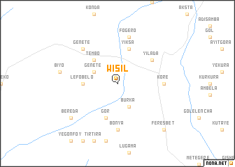 map of Wisil