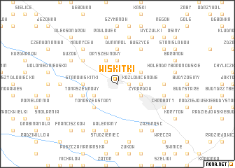 map of Wiskitki