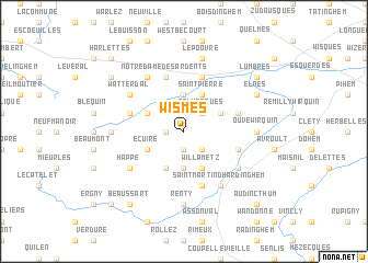 map of Wismes