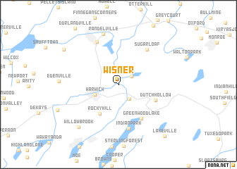 map of Wisner
