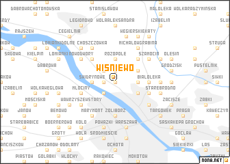 map of Wiśniewo