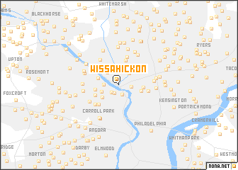 map of Wissahickon