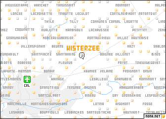 map of Wisterzée