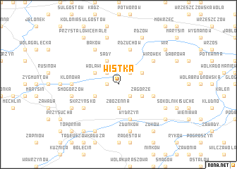 map of Wistka