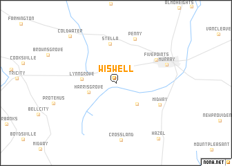 map of Wiswell