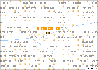 map of Witaszewice