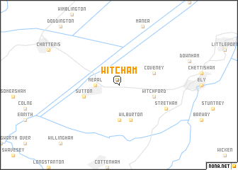 map of Witcham