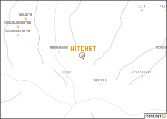 map of Witʼchʼet