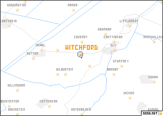 map of Witchford