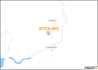 map of Witch Lake