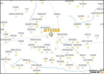 map of Witenga