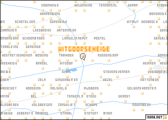 map of Witgoorse Heide