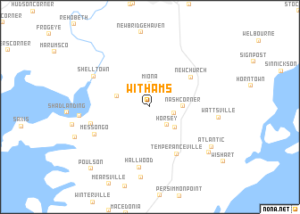 map of Withams