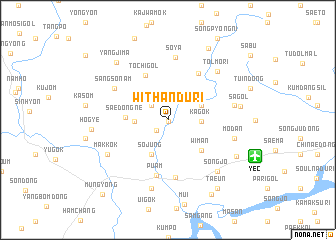 map of Withandu-ri