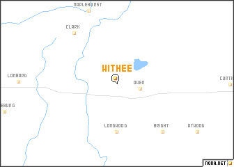 map of Withee