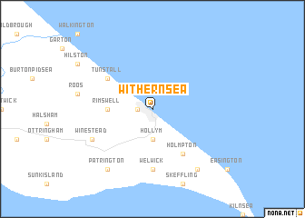 map of Withernsea