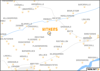 map of Withers