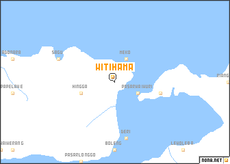 map of Witihama