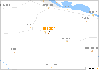 map of Witoka