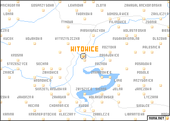 map of Witowice